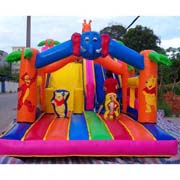 Cheap inflatable Pooh Friends slides